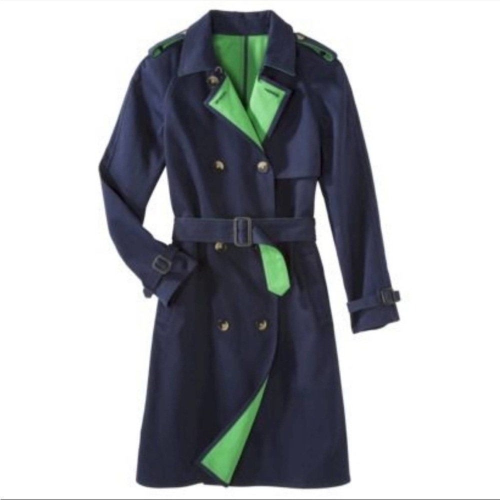 Navy Trench Coat Phillip Lin